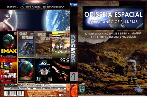 Imagem 1 de 4 de Dvd Documentário Odisseia Espacial - Raríssimo (8dvds)