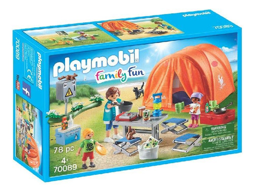 Playmobil Juego De Viaje De Camping Familiar