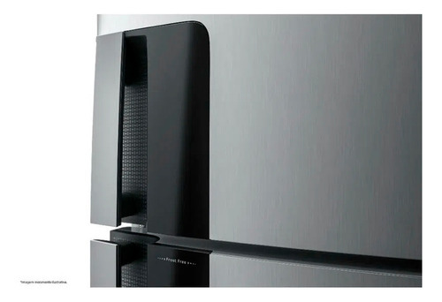 Heladera Consul No Frost frio seco inox 438L