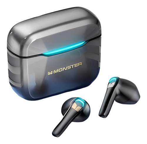 Fone De Ouvido Bluetooth Sem Fio Gamer Monster Airmars Gt11 Preto
