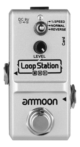 Ammoon Loop Station Mini Looper - Pedal Para Guitarra (10 Un