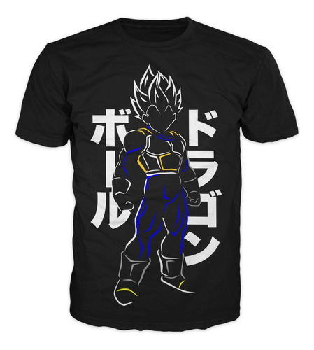 Camiseta Dragon Ball Z Vegeta Vector Adultos / Niños Ref.27