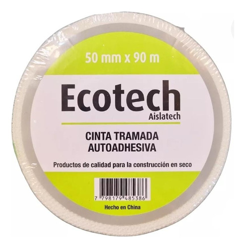 Cinta Tramada P/durlock 50mm X 45m Ecotech X 12un Agustina