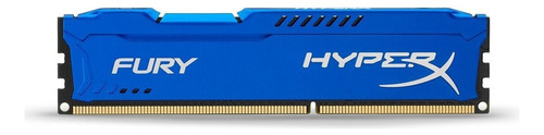 Memoria RAM Fury DDR3 gamer color azul 8GB 1 HyperX HX316C10F/8