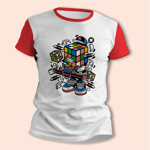 Remeras Cubo De Rubrick Dj Estampados Adultos - 0471
