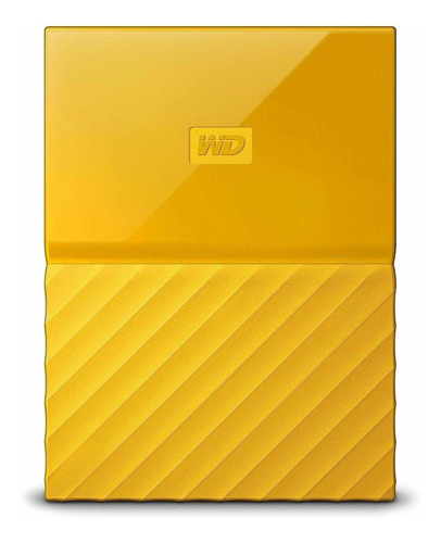Disco duro externo Western Digital My Passport WDBYFT0040 4TB amarillo