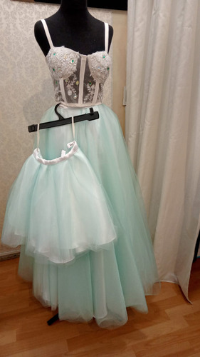 Vestido De 15, 3 Piezas. Talle 1 (85 A 90 De Busto) (Usado)