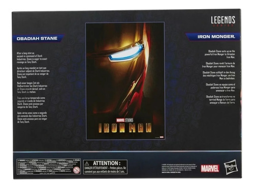 Marvel Legends Obadiag Stane Y Iron Monguer Iron Man Hasbro