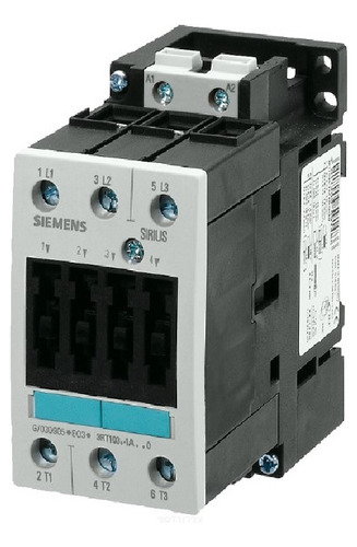 Contactor Sirius 3p,ac3-24a,bob-220v Simens 3rt5036-1an20