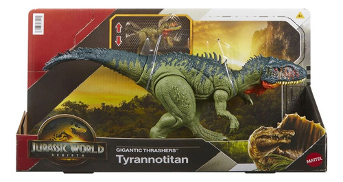 Dinossauro Jurassic World Recomeço Gigantic Thrashers Mattel
