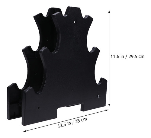 Práctico Soporte Para Mancuernas, 2 Unidades