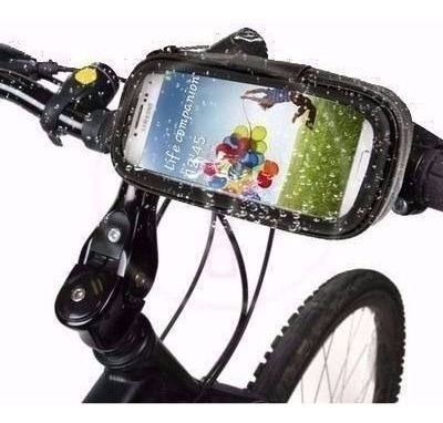 Bolsa Prova D'agua Capa Com Sup Celular Moto Bike 15x8