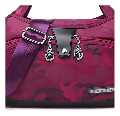 Bolsos Oxford Fash Medianos Impermeables Y Antipinchazos Par Color Gris