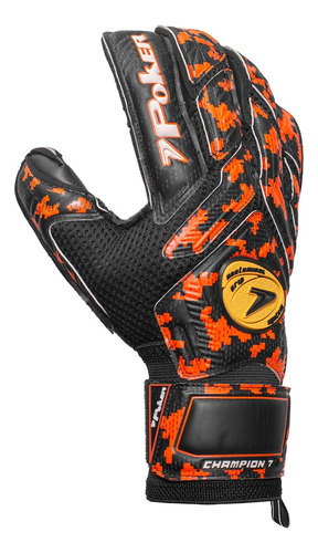 Imagem 4 de 6 de Luva De Goleiro Futebol De Campo Profissional Champion 7