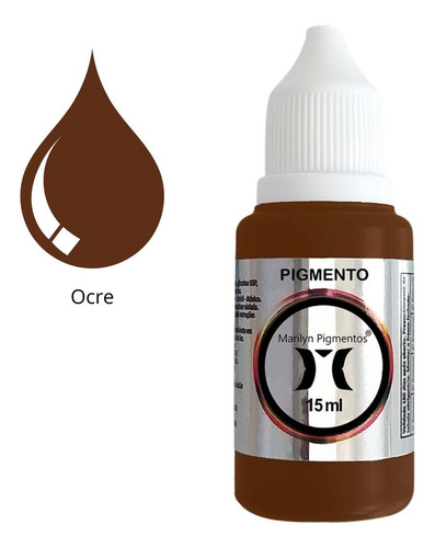 Pigmento Marilyn 15ml Micropigmentação Cor Ocre