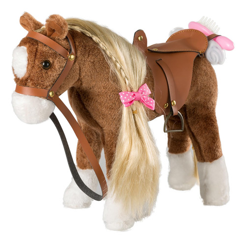 Caballo De Peluche, Juguete 11 Pulgadas Hecho A Mano