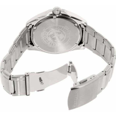Reloj Citizen Eco-drive Aw1430-51a Color de la malla Plateado Color del bisel Plateado Color del fondo Plateado