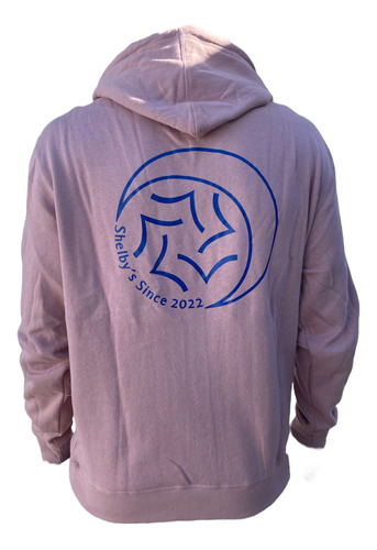 Hoodie Canguro De Abrigo Hombre Shelby´s Rosado