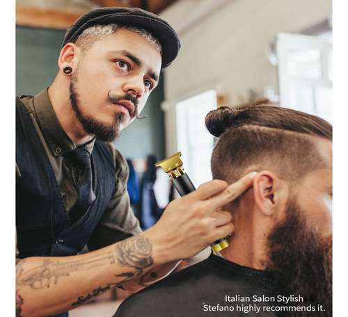 Maquina De Cortar Pelo Con 4 Peines Trimmer Pro De Viaje