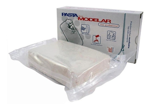 Pasta Moldear Atl Plastilina Escultor 500gr Color A Escoger