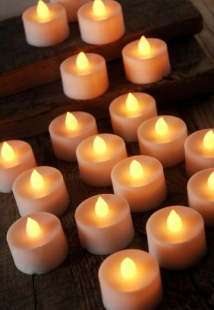 Imagen 8 de 10 de Velas A Pila Pack 12 Unidades - Vela Electrónica Luz Led