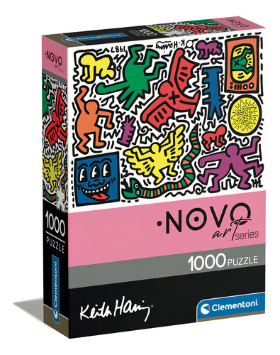 Rompecabezas Keith Haring Pop Shop Tokyo 1000 Pz Clementoni