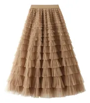 Comprar Saia Feminina Para Bolo, Saia De Tule, Saia De Meio Corpo