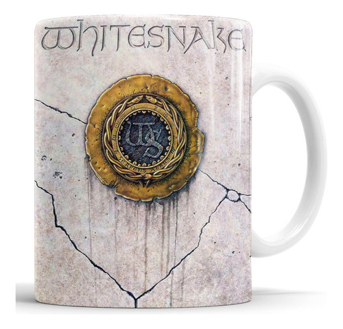 Taza Whitesnake - Cerámica