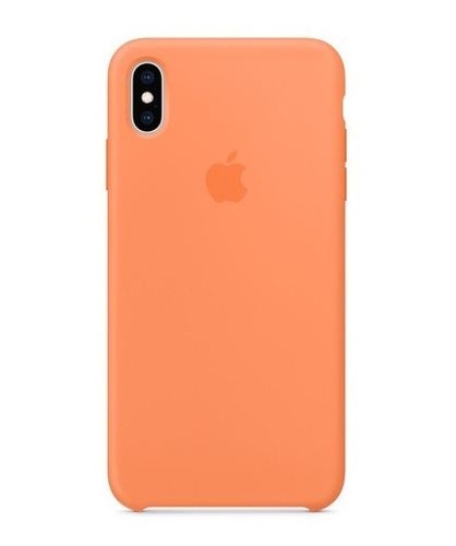 Protector Original Apple Silicone Case iPhone XS Max Papaya