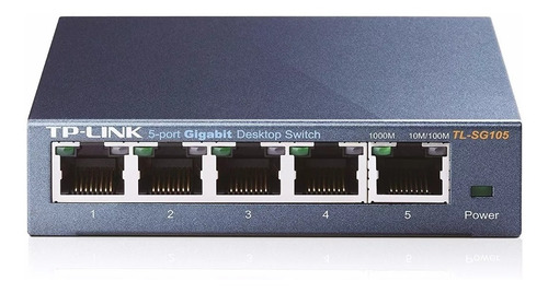 Imagen 4 de 6 de Switch 5 Bocas Tp-link Tl-sg105 10/100/1000 Mbps Gigabit