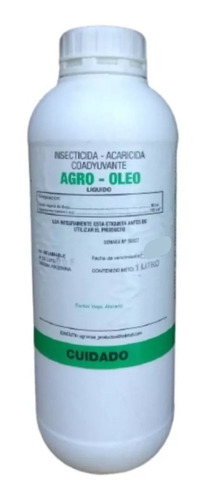 Aceite Vegetal 1l Agricola Detergente Mojante Tensioactivo