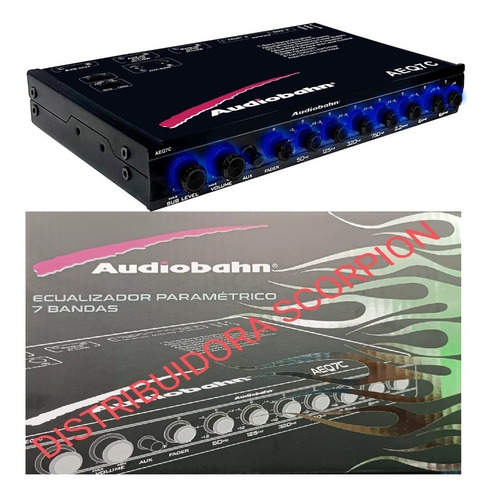 Ecualizador Parametrico De 7 Bandas Audiobahn Automotriz New