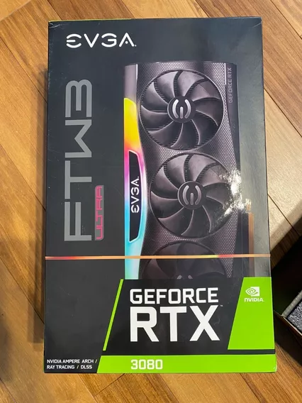 Placa De Video Nvidia Rtx 3080 Evga Ftw3 Geforce Series 10gb