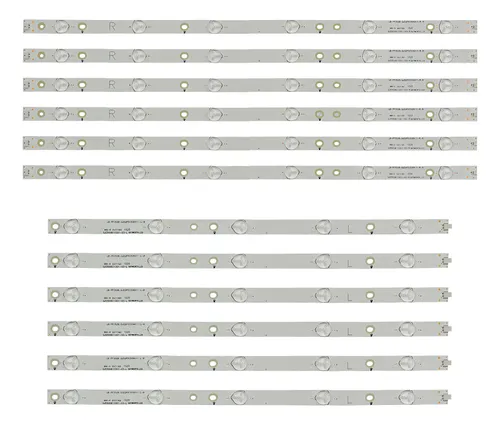 comprar Kit Completo C 12 Barras De Led Tv ChipSCE Le50d1452