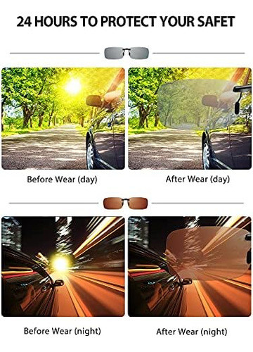 Weewooday 12 Piezas De Gafas De Sol Polarizadas Con Clip Sin