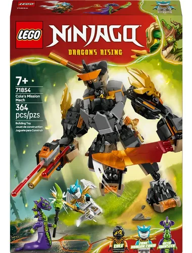 Lego Ninjago 71854 Robô De Missões Do Cole E Zane Dragão
