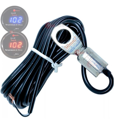 Imagem 1 de 3 de Sensor Medidor Termômetro Temperatura Bloco Motor Água Carro