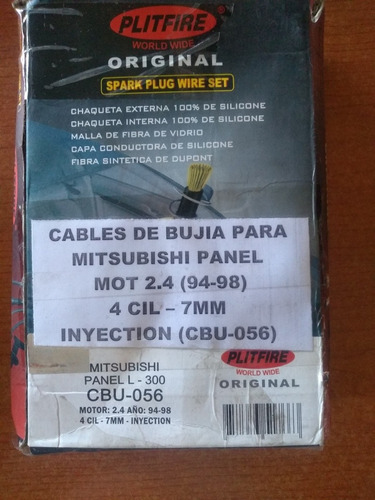 Cables De Bujías Mitsubishi Panel L300 2.4 94-98 Inyecc