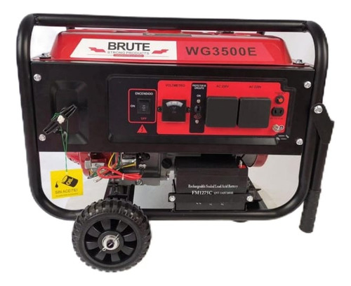 Grupo Electrógeno Portátil Brute Wg3500e Monofásico