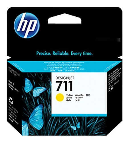 Tinta Hp Cz132a (711) Yellow Dgj T120/t520 29 Ml 