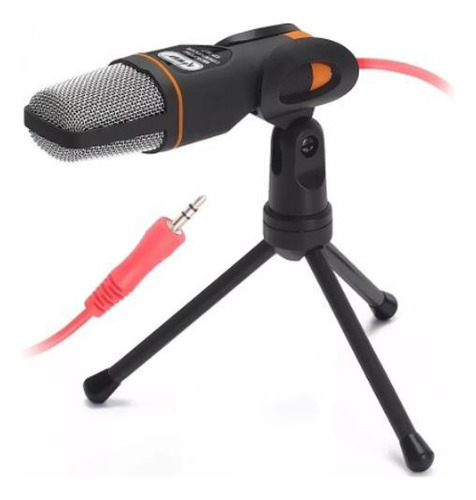 Microfone Knup Kp-917 Condensador Omnidirecional Preto