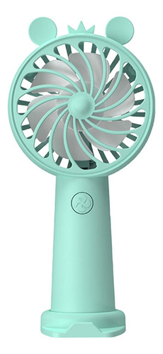 3 Ventilador Personal Ventilador De Mesa Con Soporte Verde
