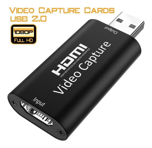 Tarjeta Para Captura De Audio Y Video Jecoo 1080p Usb 2.0