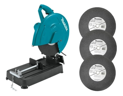 Cortadora De Metales 14'' Lw1401 Makita  + Discos