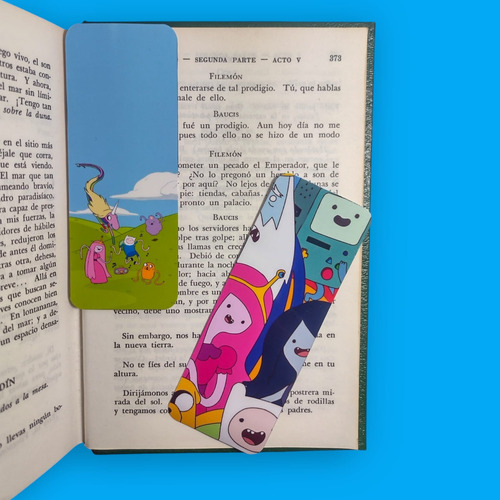 Separadores Para Libros Colección Hora De Aventura Multicolor Adventure Time 1