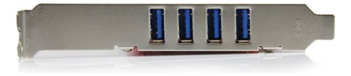 Startech.com Tarjeta Adaptadora Pci Superspeed Usb 3.0 De 4