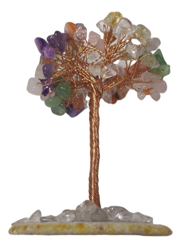 Piedra Preciosa De Cristal De Cuarzo Natural Bonsái Tree Mon