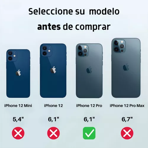 Cristales templados iPhone 12, 12 Pro, 12 Pro Max y 12 mini