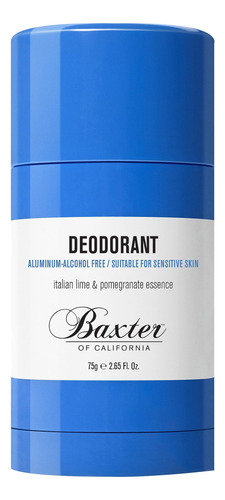 Baxter Of California Desodorante, Barra Transparente Sin Alu
