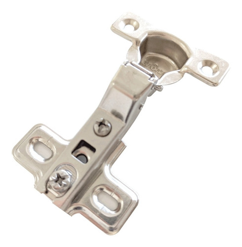 Imagen 1 de 9 de Bisagra Muebles Cazoleta 26 Mm Codo 9 Cocina Baño X100 Unida
